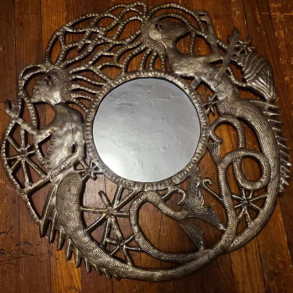 Haitian Artistic Wall Art Mirror